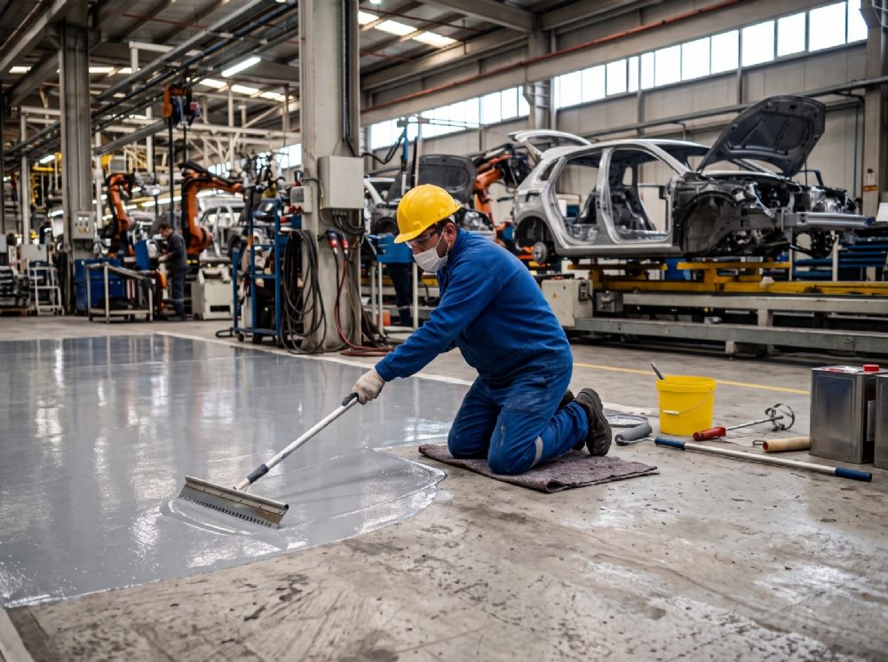 Otomotiv �retim Tesisleri ve A��r Sanayi Bantlar�nda Ya� ve Kimyasal Diren�li Sistemler